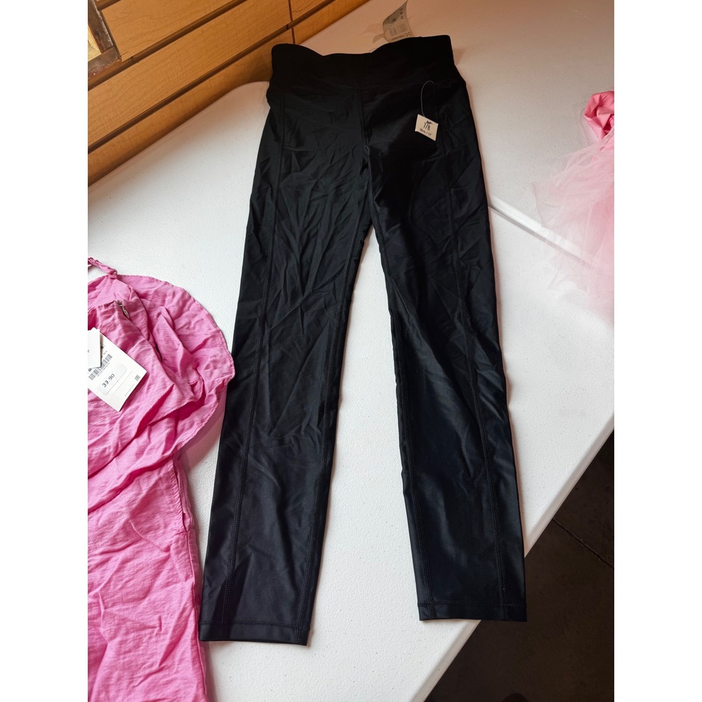 Sweaty Betty High Shine 7/8 Leggings Black High Rise Squat Women XXL SB4815